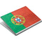 Portugal Flag Distressed Surface Book Skin